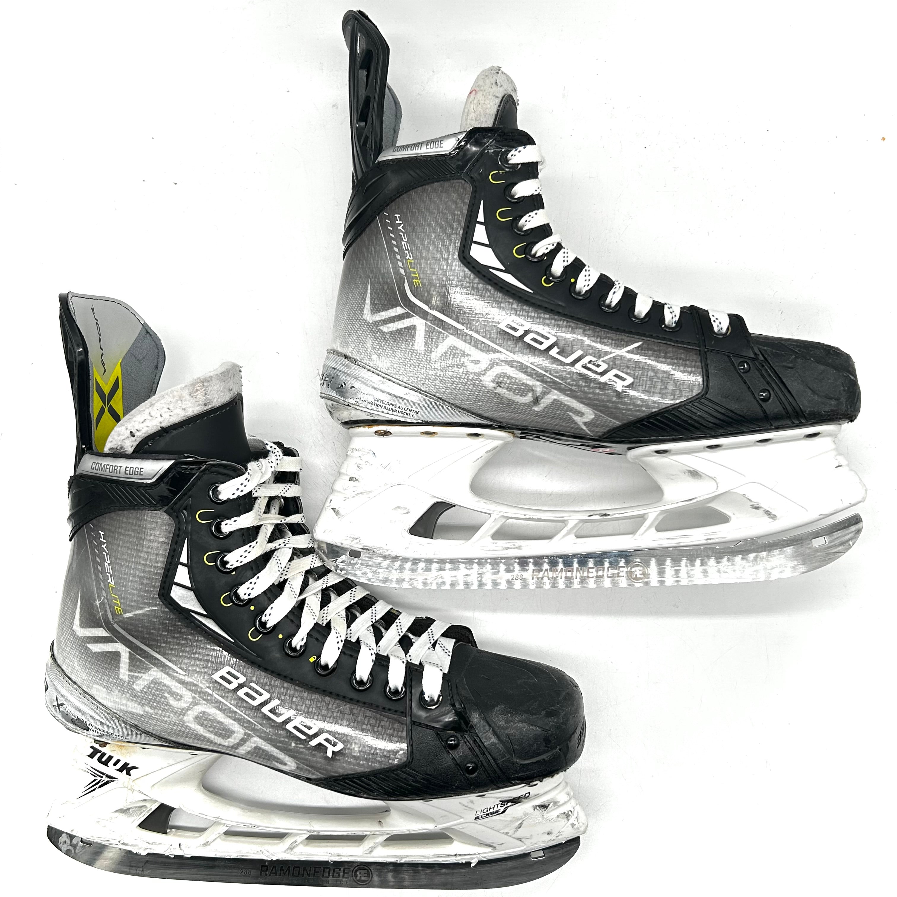 Bauer Vapor Hyperlite - Patins d'occasion NHL Pro Stock - Jaccob Slavin - Taille 10D
